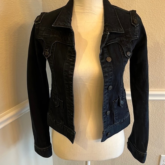 Blue Blue Bluewash Industry Denim Jacket Size S - Picture 1 of 16